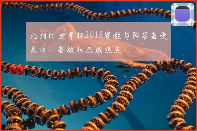 比利时世界杯2018赛程与阵容备受关注，备战状态成焦点